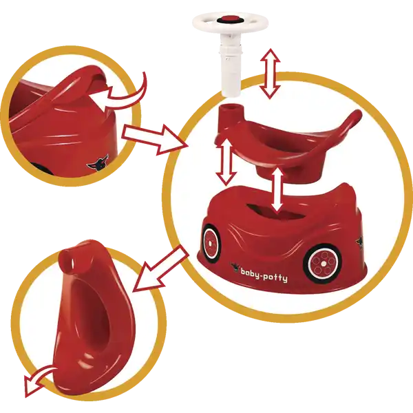 Baby Potty, rot.