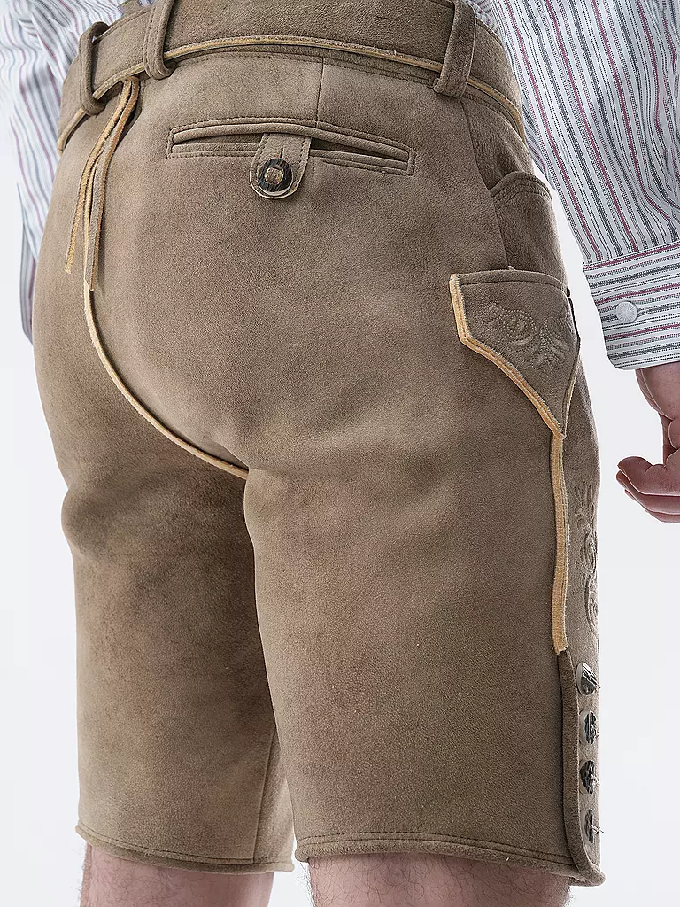 BECKERT Lederhose APPENZELL hellbraun