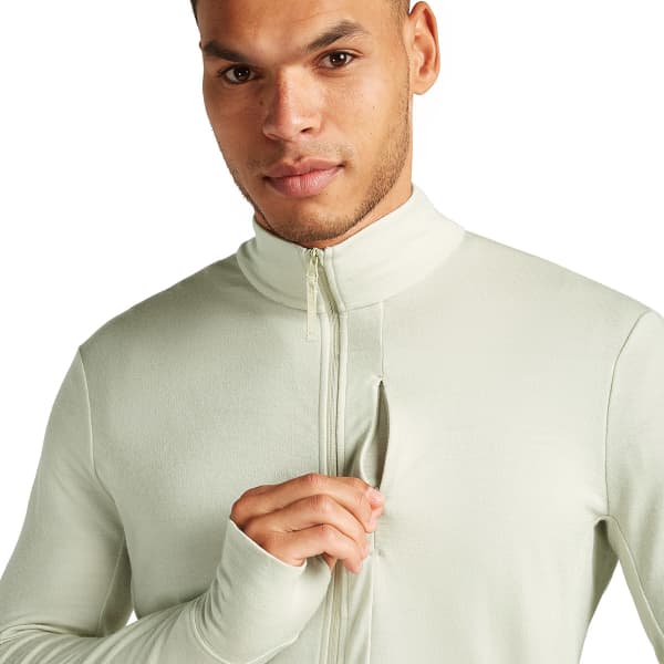 Veste polaire randonnée ICEBREAKER M MERINO 260 QUANTUM IV LS ZIP ASHEN
