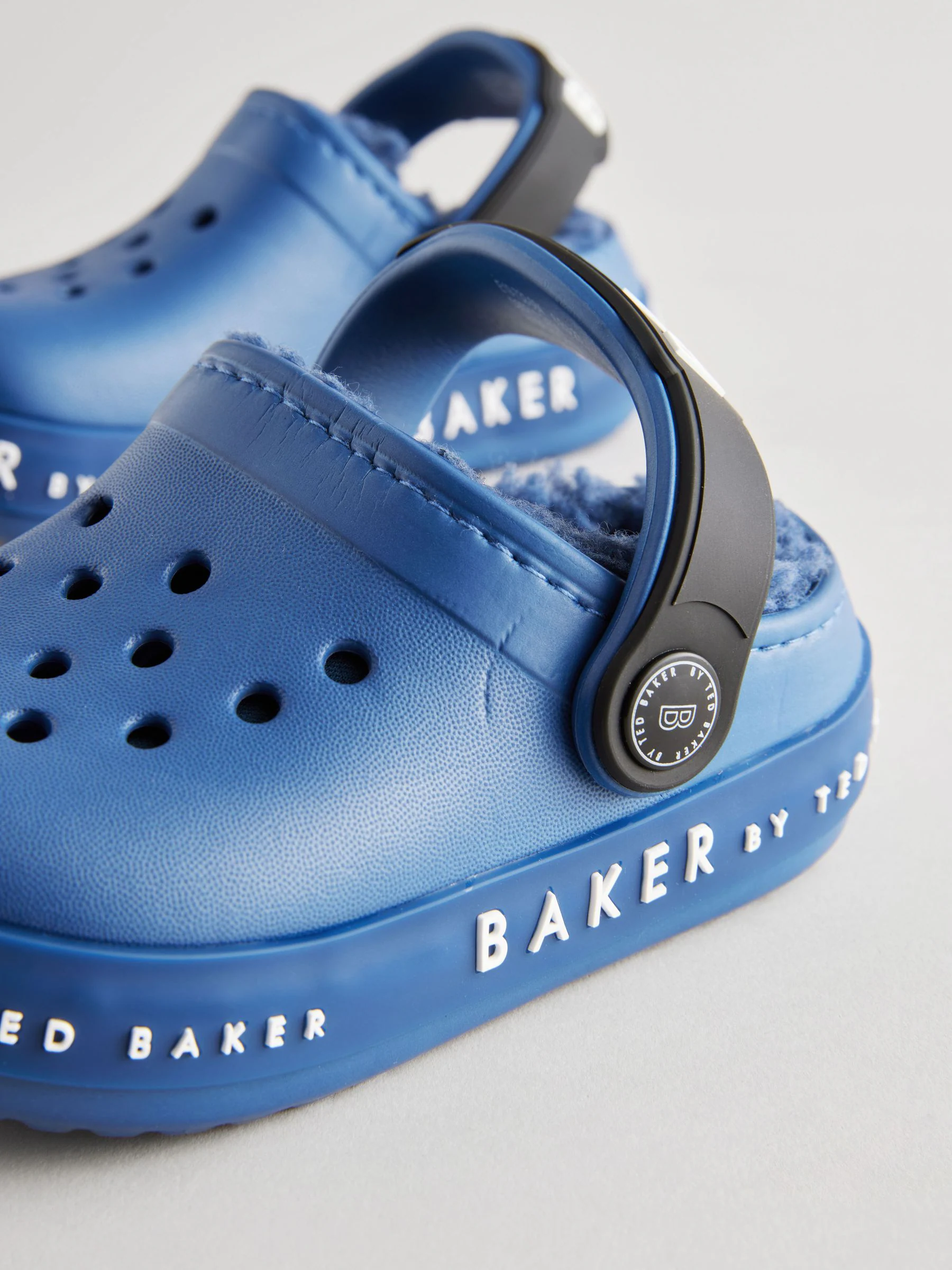 Blauw Lichtgevende - Baker By Ted Baker met borg gevoerde klomppantoffels