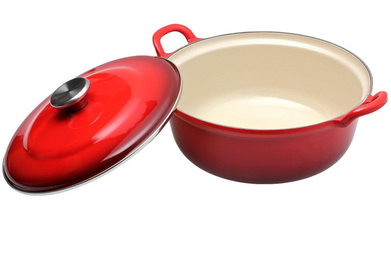 Le Creuset faitout braadpan 24cm, 2,4L rood