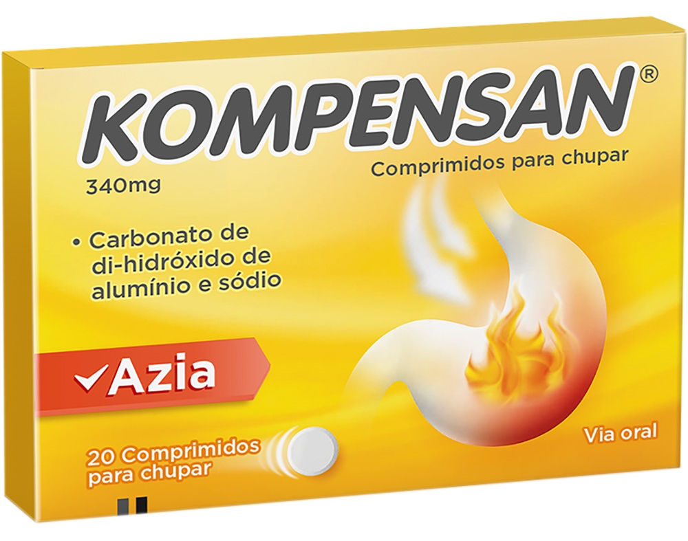 COMPRIMIDOS KOMPENSAN 340MG 20UN