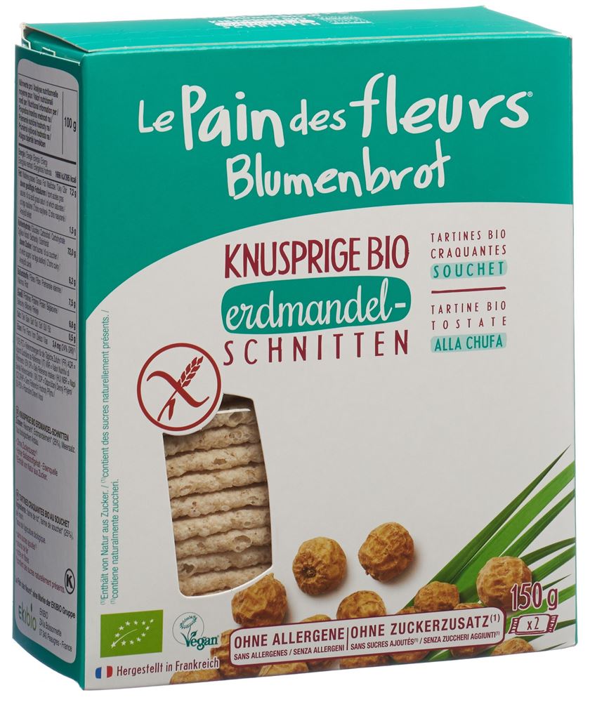 LE PAIN DES FLEURS Knusprige Schnitten Erdmandel 150 g