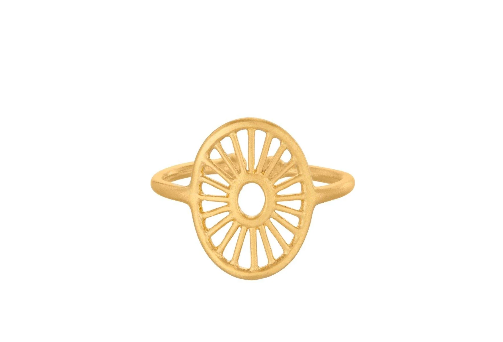 Pernille Corydon  Small daylight ring - Forgyldt