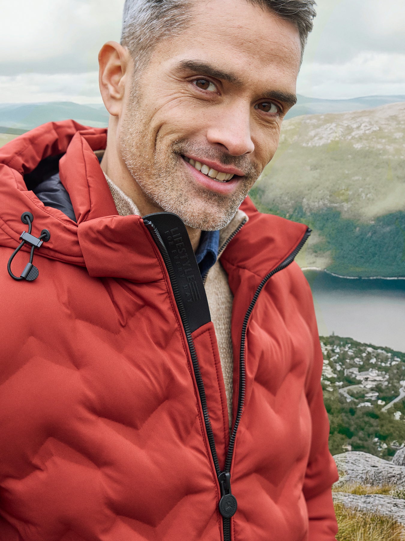 Herren Funktions-Steppjacke