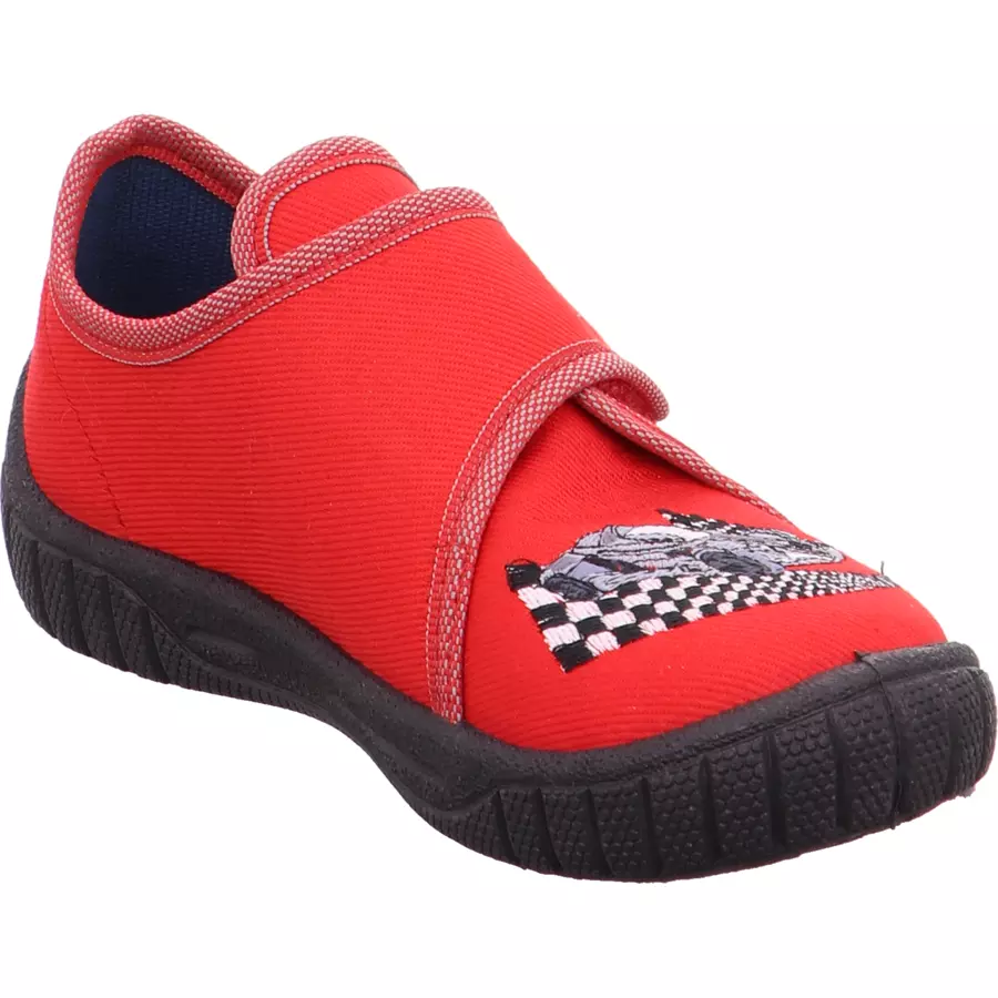 superfit Hausschuh Bill rotgrau (mittel)