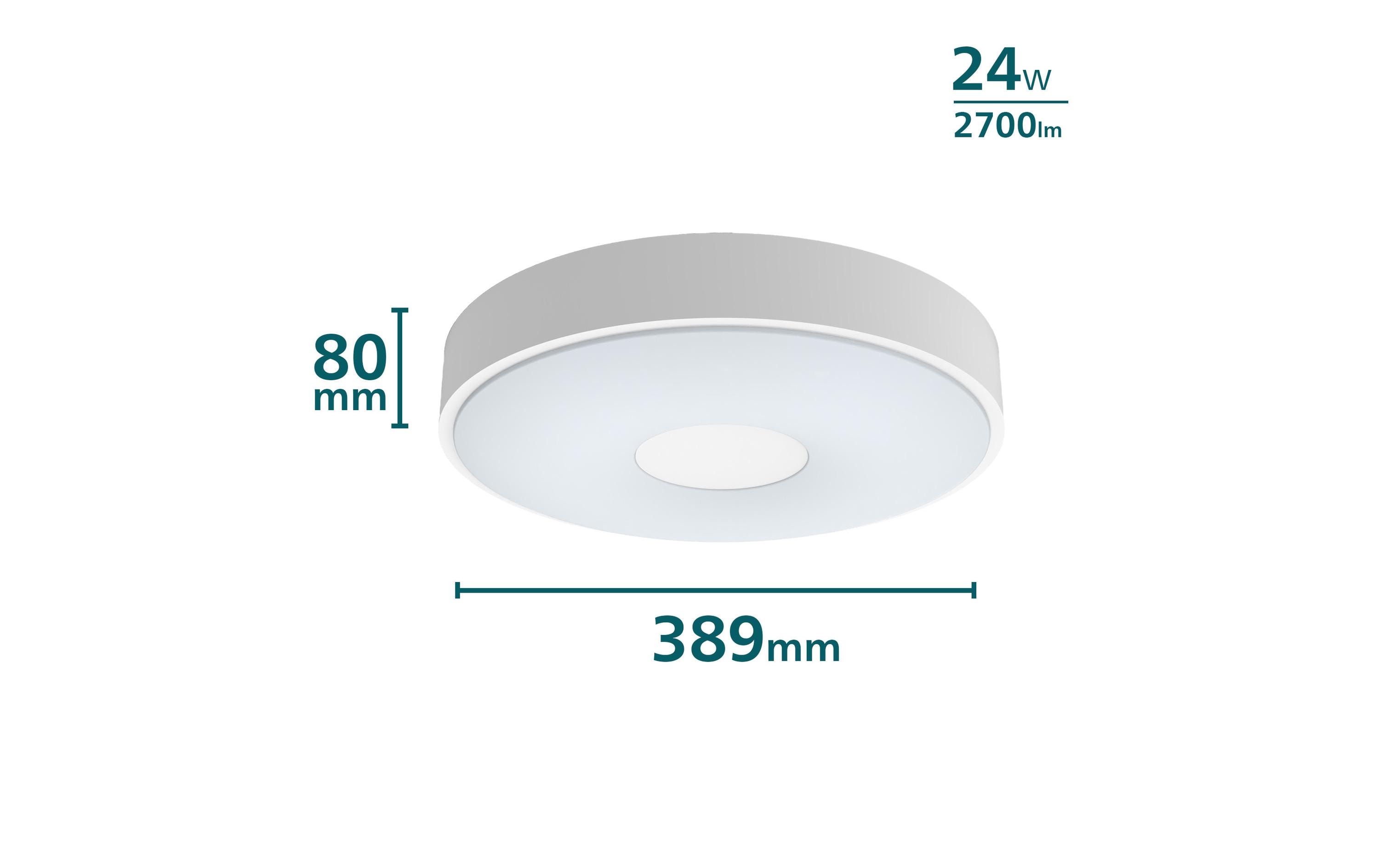 Deckenleuchte Coiner SceneSwitch 2700K, 2700 Lm, WeissDeckenleuchte bietet perfekte Atmosphäre
