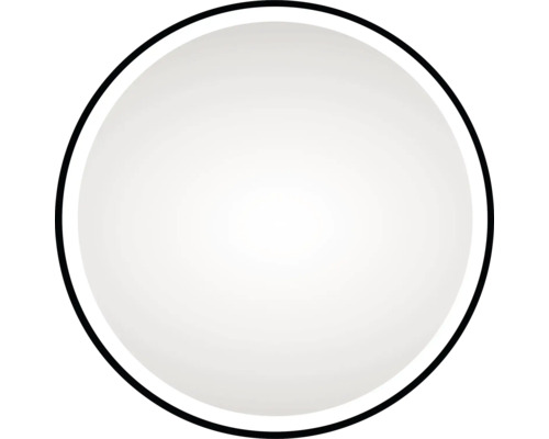 LED badkamerspiegel DSK Zwart Rond mat Ø60cm IP 24