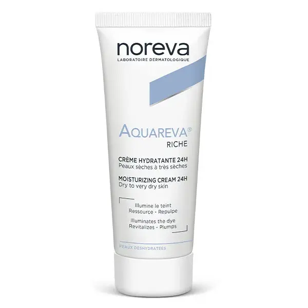 Noreva AQUAREVA Crème Hydratante 24h Riche 40ml