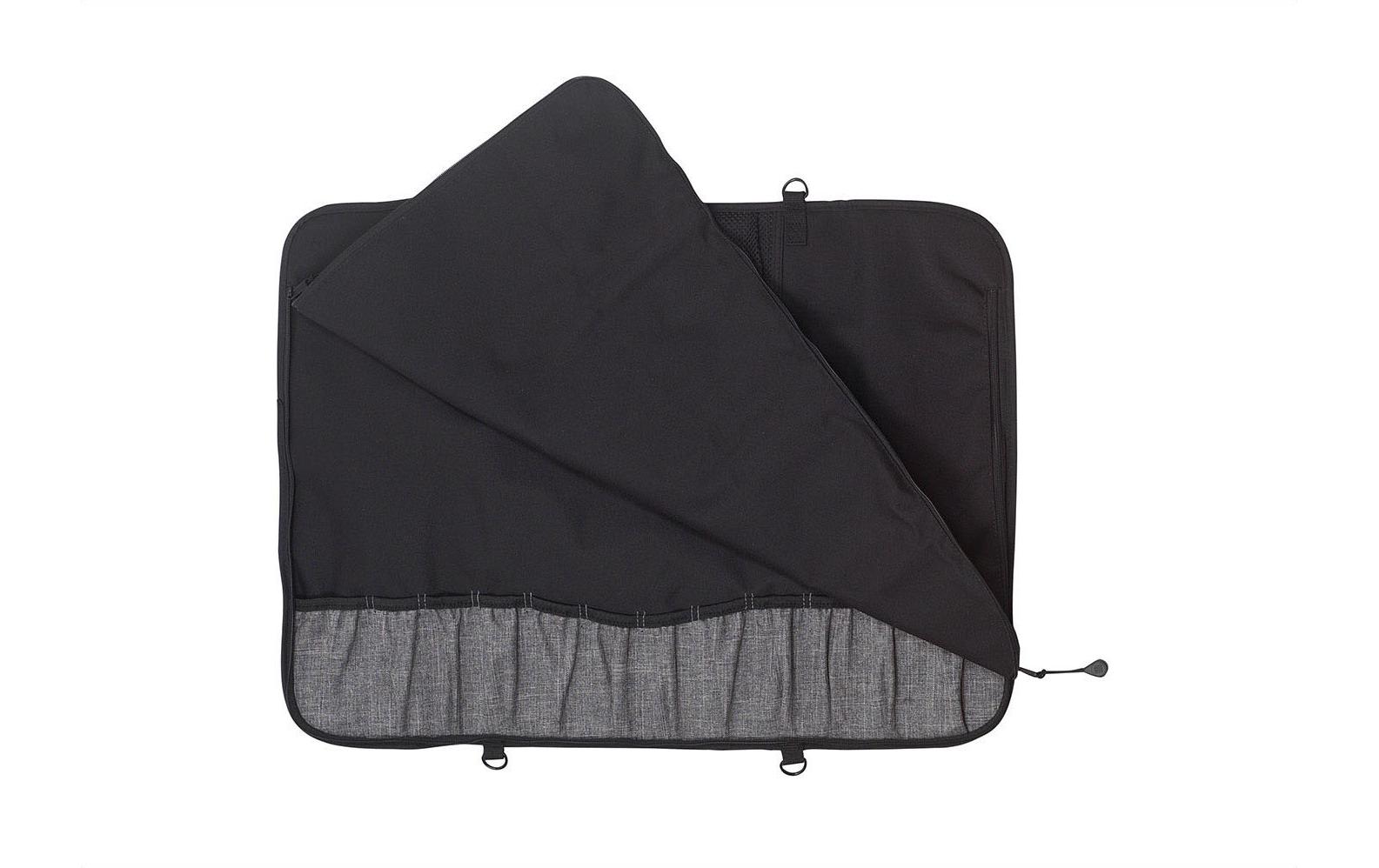 Messertasche 50 cm x 18 cm x 4 cm, SchwarzGepäck mit 12 Messertaschen