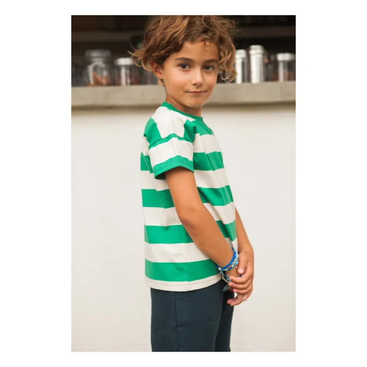 Marlot Paris T-Shirt Rayé Augusto  | Vert