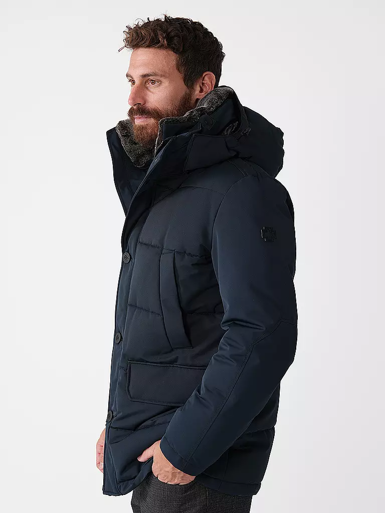 STRELLSON Steppjacke PLAZA dunkelblau