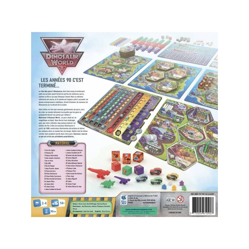 Dinosaur World + carte bonus la recruteuse