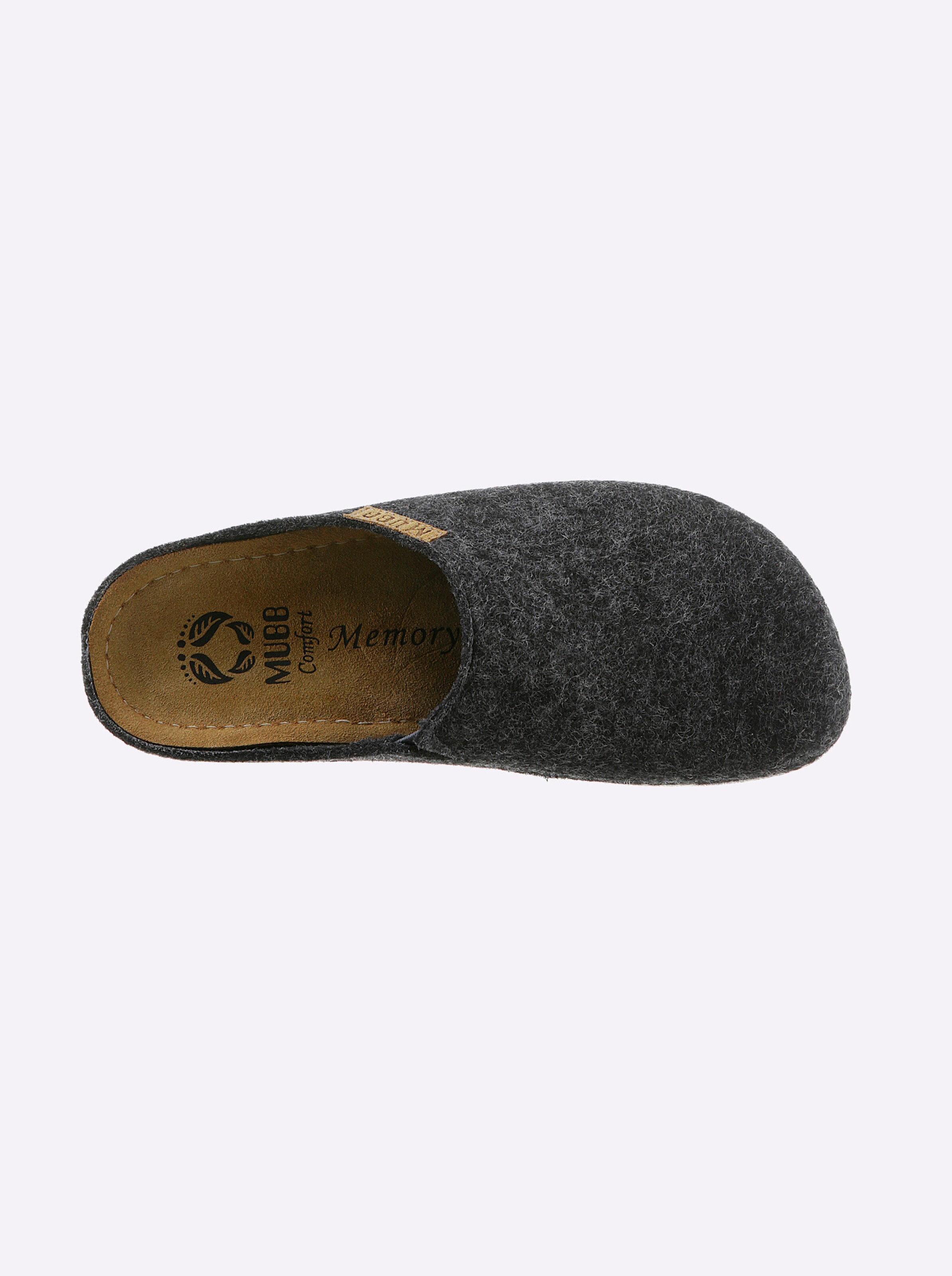 Mubb Pantoffel in anthrazit
