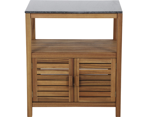 Buitenkeuken Siena Garden 75 x 52 x 87 cm Hout Steen hout antraciet