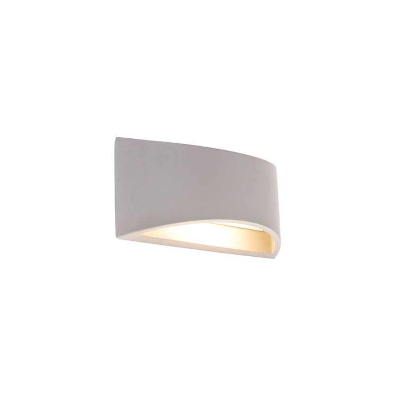 Industriële wandlamp grijs beton - Creil