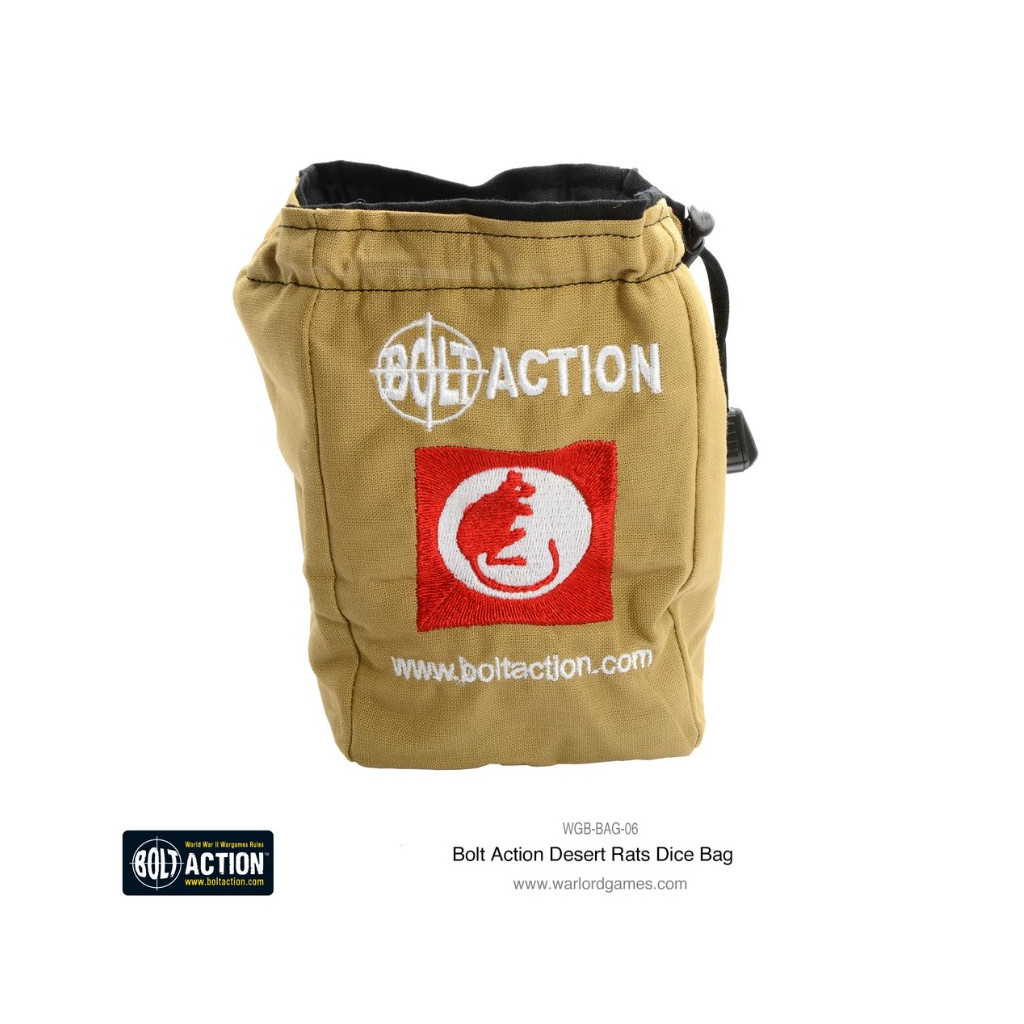 Bolt Action Desert Rat Dice Bag