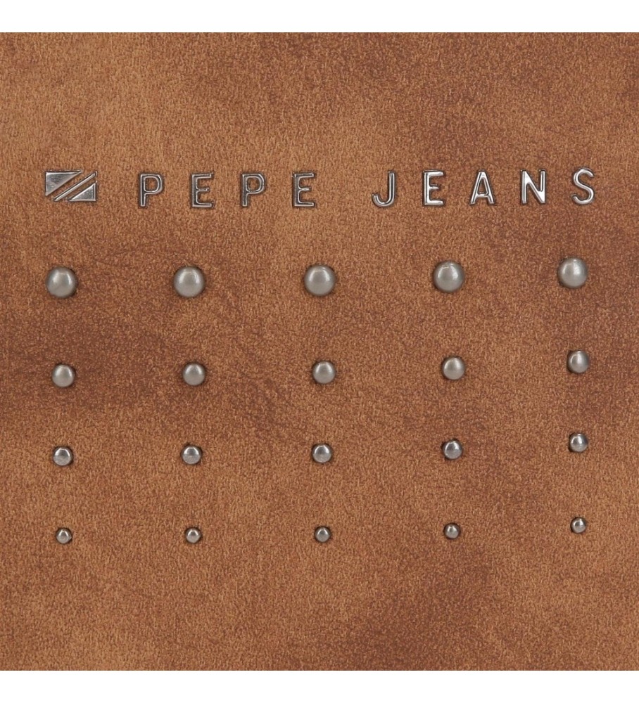 Carteira redonda marrom Holly da Pepe Jeans