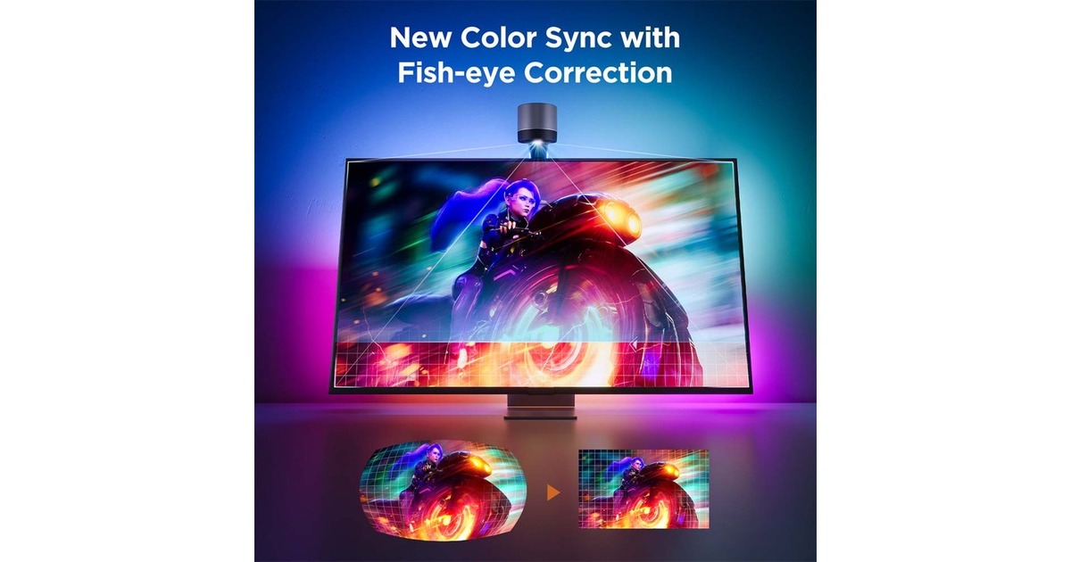 GoveeEnvisual Smart TV Backlight 3S ledstrip  (2.4GHz wifi, Bluetooth, voor 55 - 65 inch tv's)