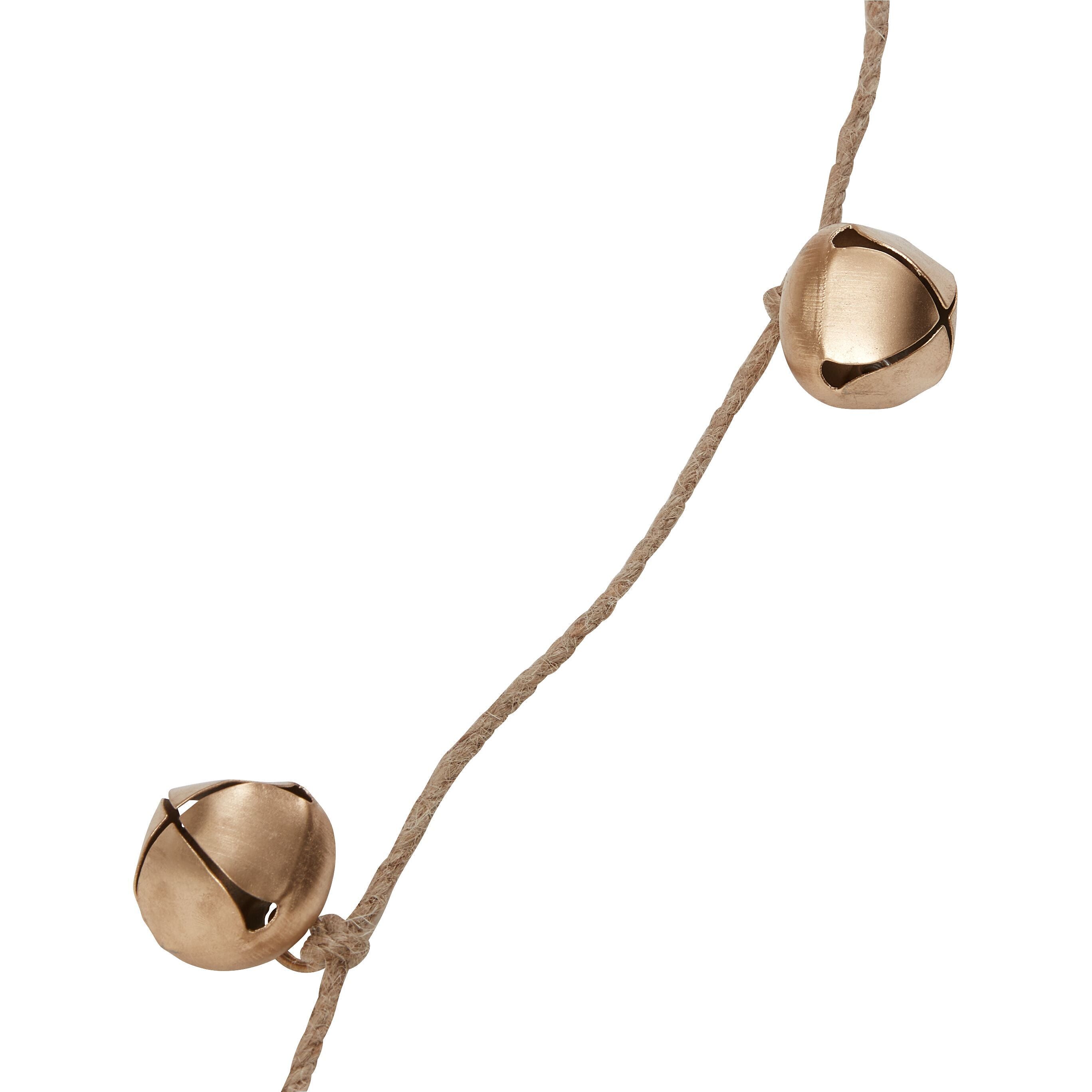 ARIA Glocken Girlanden - Gold / L: 130 cm