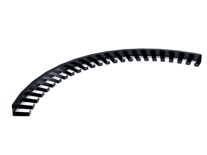 Actiforce Flex 147 cm, Weiss Kabelschiene für Ihren Bürotisch