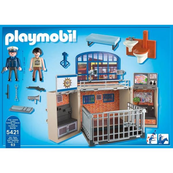 Playmobil Esquadra da Policia Cofre - 5421