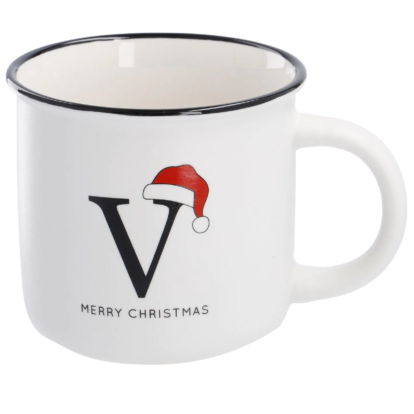 Becher Buchstabe mit Mütze, V, 380 ml