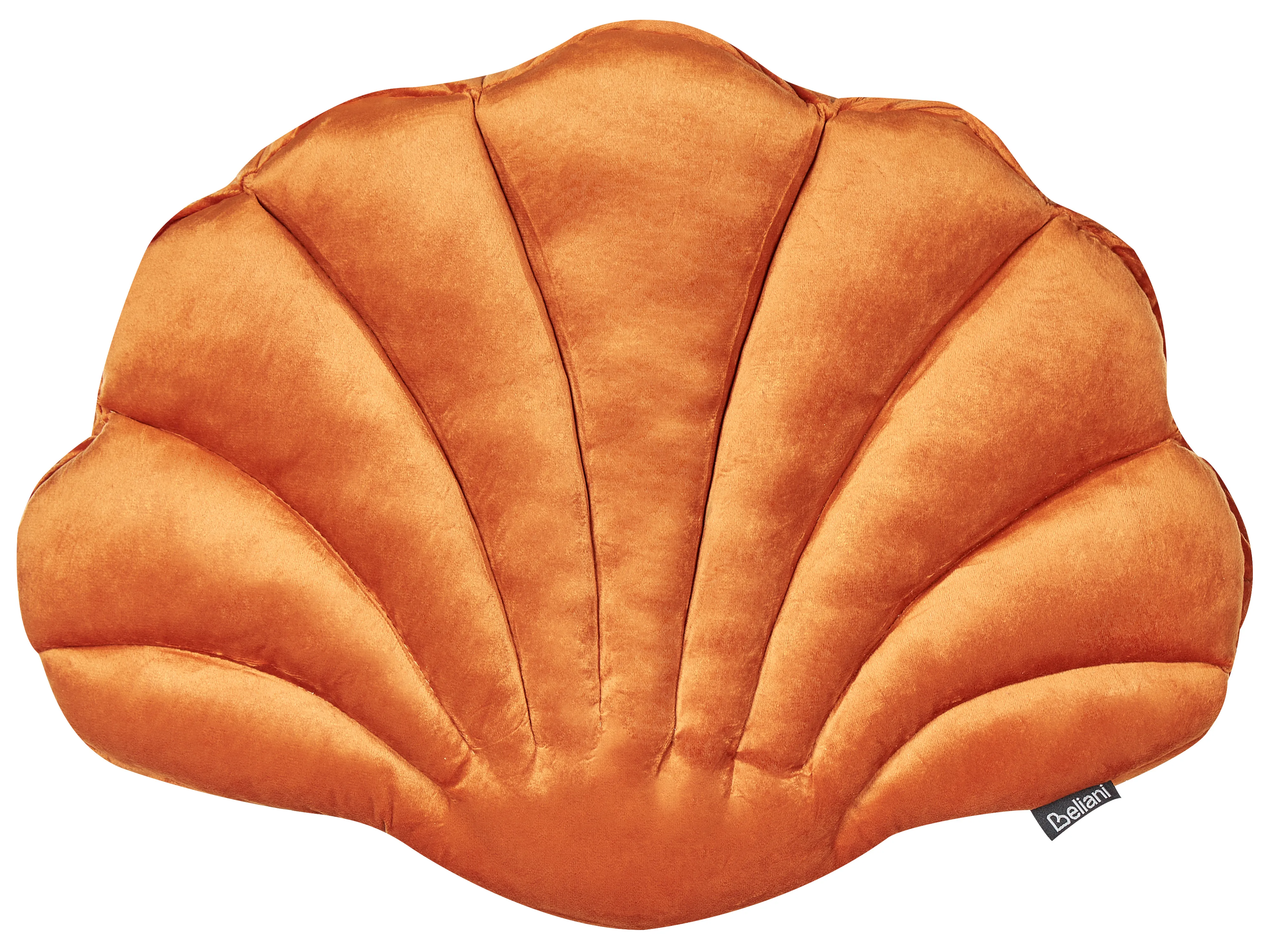 Sierkussen CONSOLIDA Fluweel 47 x 35 cm Oranje effen