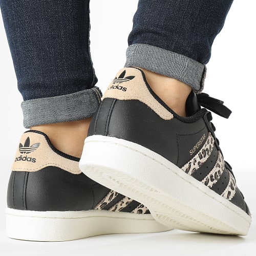 Baskets Femme Superstar IF7616 Core Black Off White Magic Beige