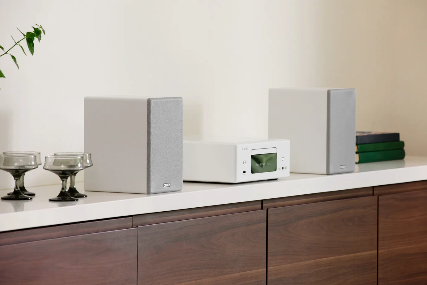 Denon Ceol RCD-N12 Blanc Amplis hi-fi stéréo