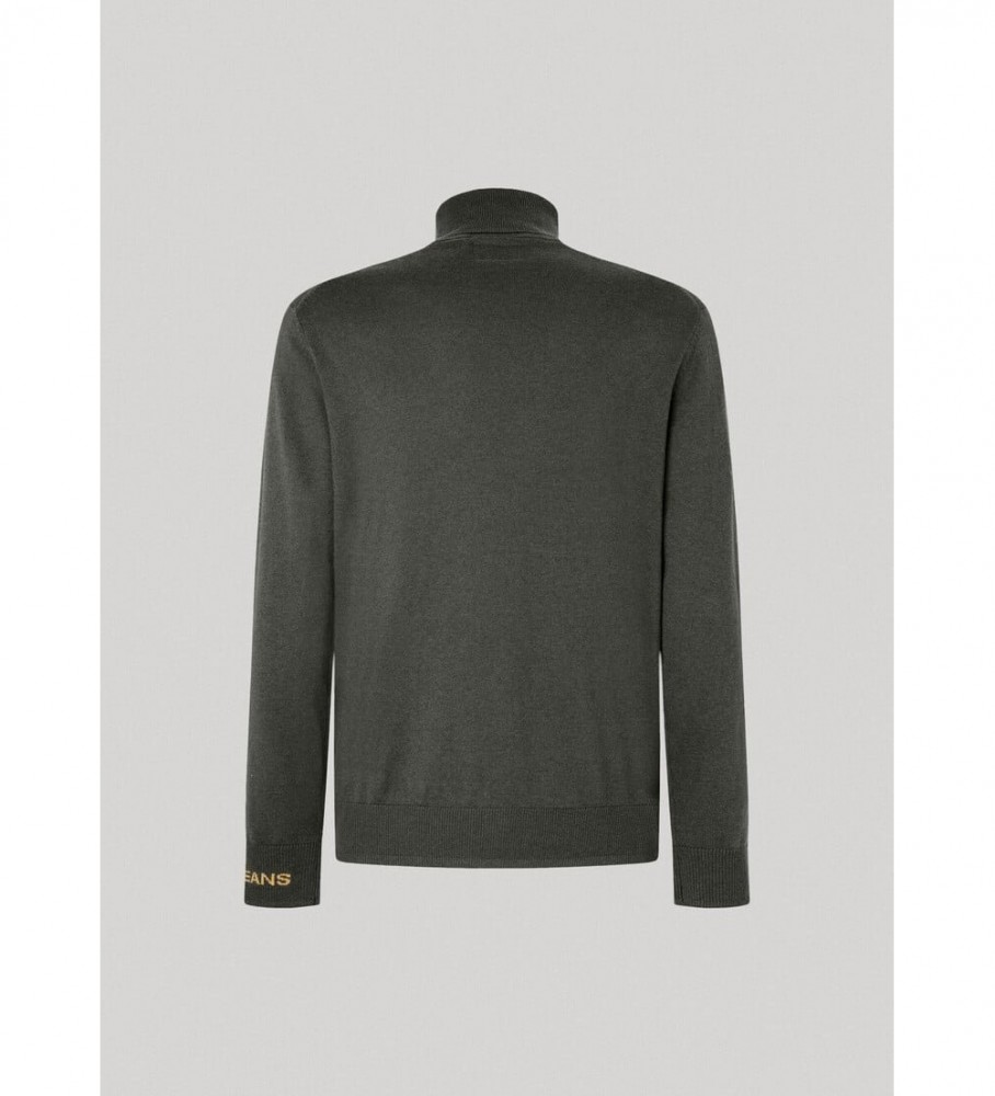 Suéter verde de gola alta Pepe Jeans Andre