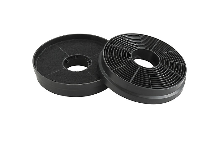 Lot de 2 filtres à charbon rond Cooke & Lewis CARBFILT22 Ø10,5 cm noir