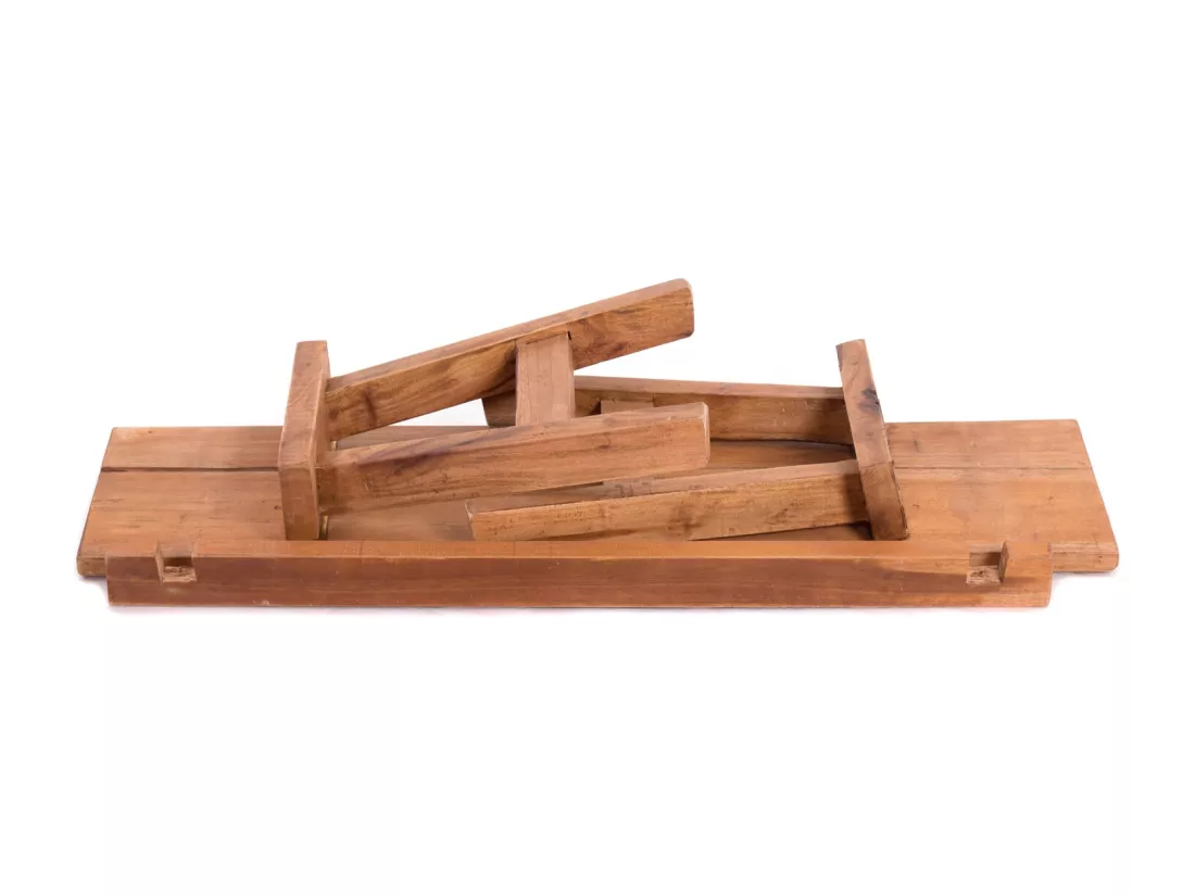 BANC ANZIO 90 Bois massif en acajou, pliable 08 honigfarben gewachst