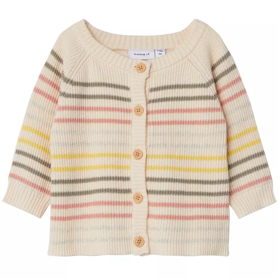 name it Strickjacke Nbfhipas Créme De Pêche