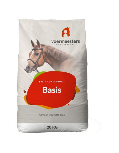 Voermeesters Basis - Paardenvoer - 20 kg