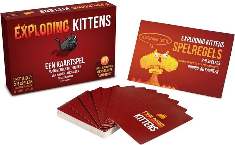Exploding Kittens Originele Editie - Nederlandstalig Basis Kaartspel