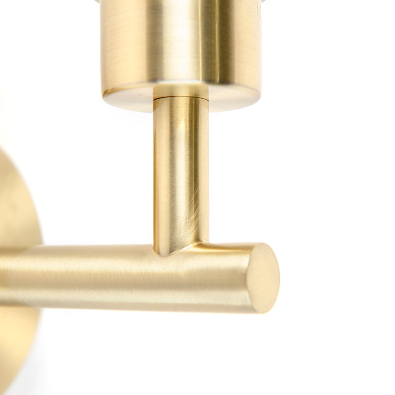 Moderne wandlamp goud 1-lichts met schakelaar - Combi