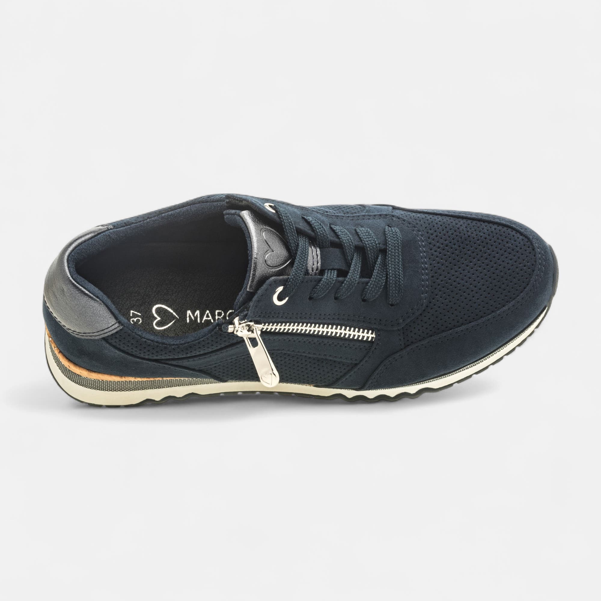 Baskets basses Femme bleu marine