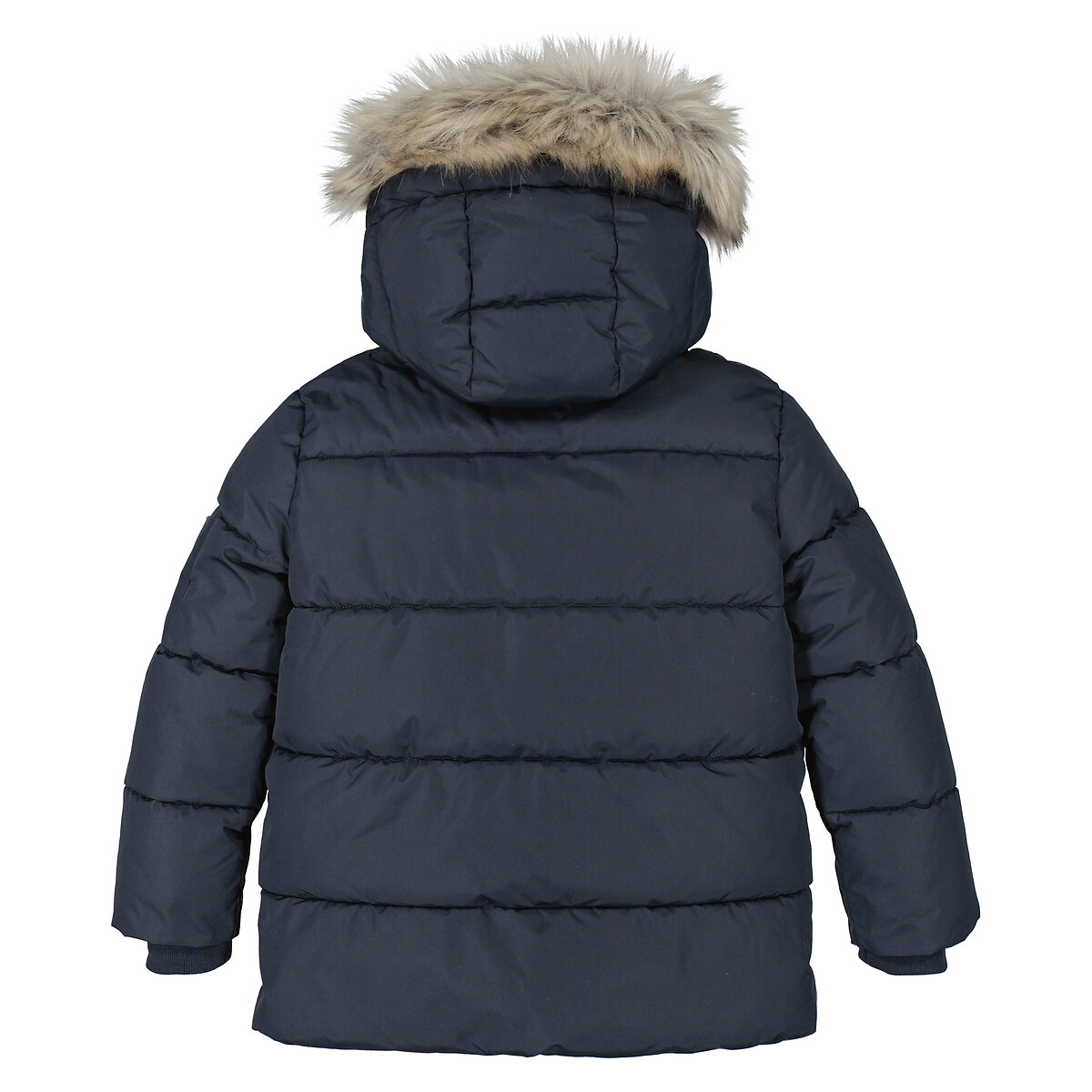 COLEÇÕES LA REDOUTE<br>Jaqueta de plumas quente com capuz, comprimento médio
