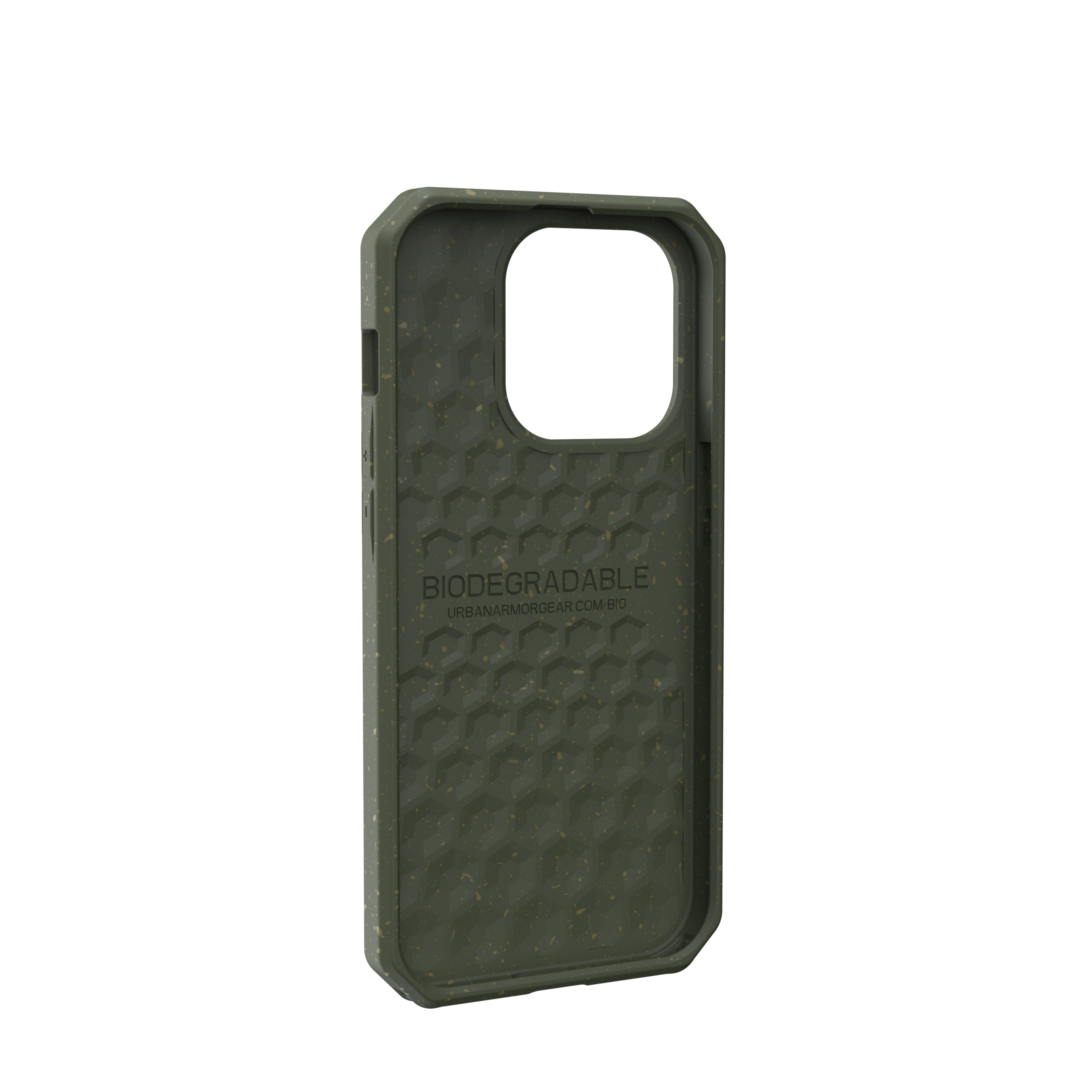 iPhone 14 Pro Bio Gummi Schutzhülle Outback Eco Friendly Nachhaltig Kompostierbar (114074117272) - Olive Drab