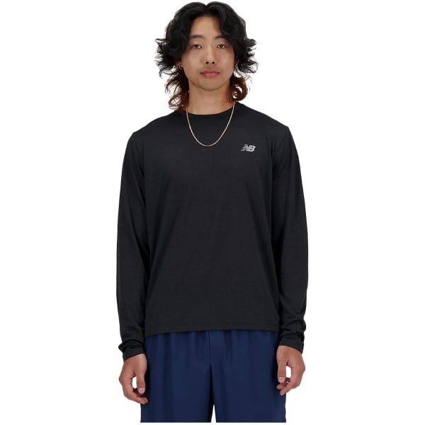 T-shirt trail NEW BALANCE ATHLETICS LONG SLEEVE M BLACK