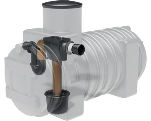 1.000 liter ondergrondse regenwatertank inclusief tankfilter