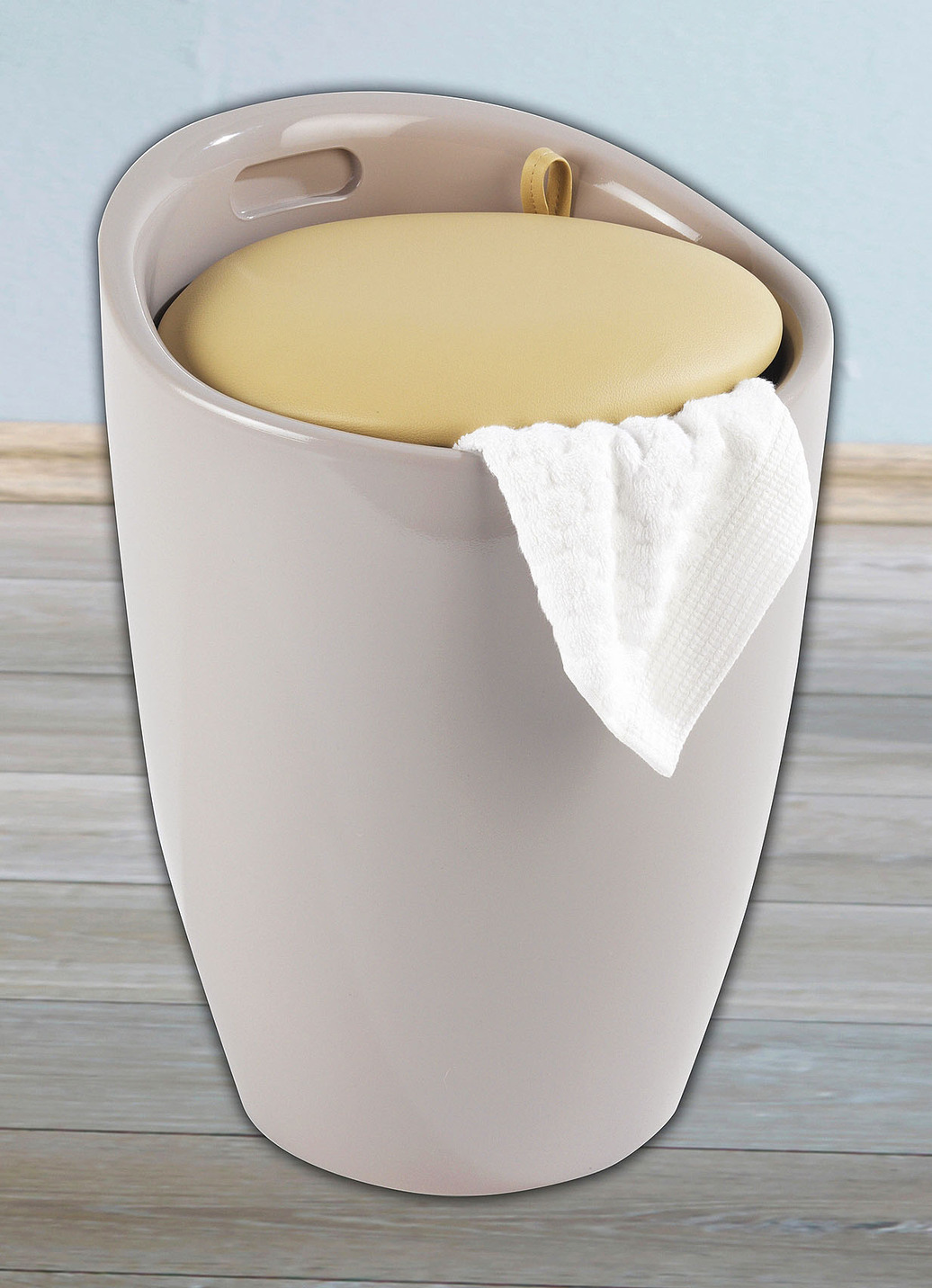 Sitzhocker mit Stauraum