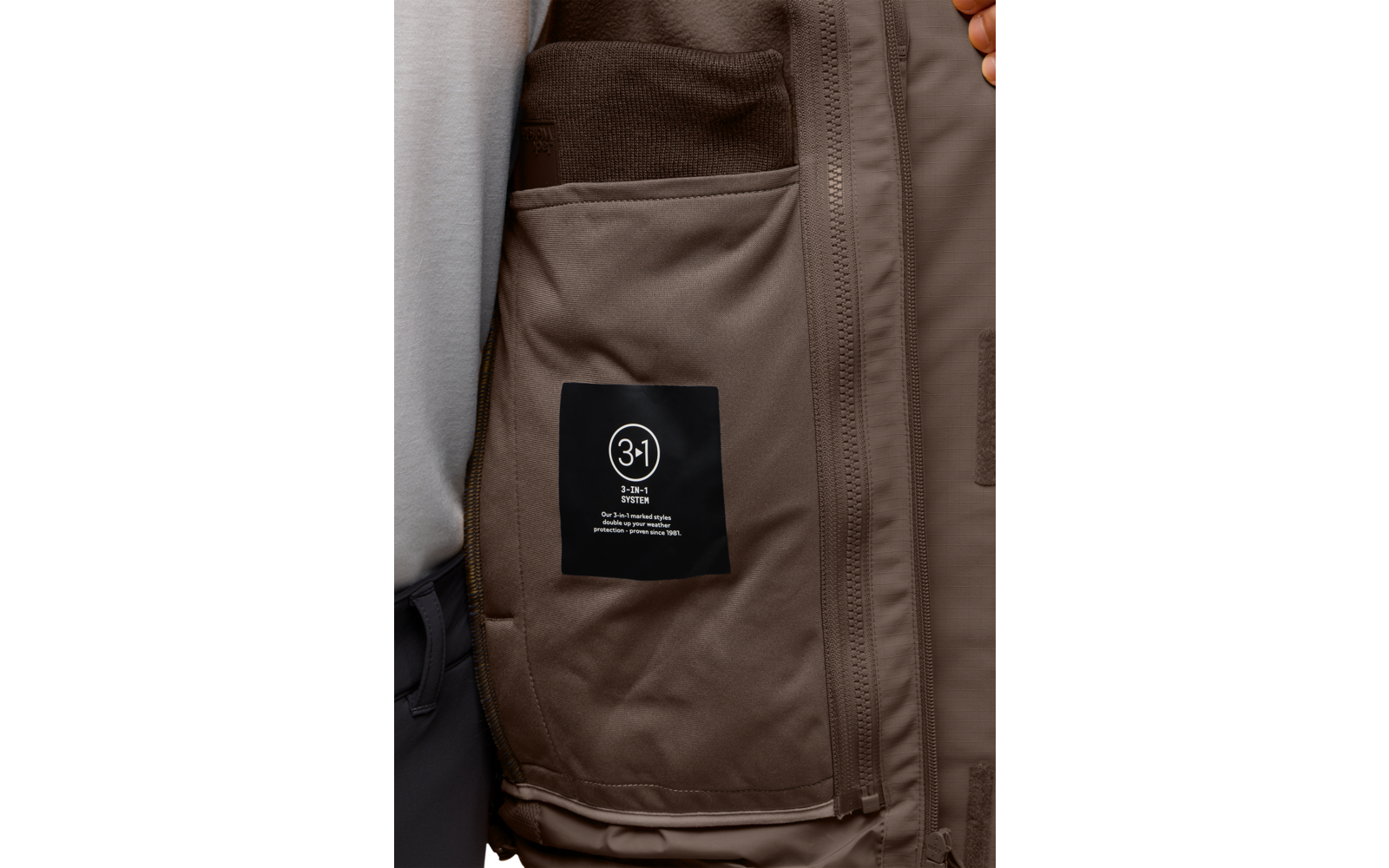 Jack Wolfskin Altenberg 3 in 1 Herren Doppeljacke
