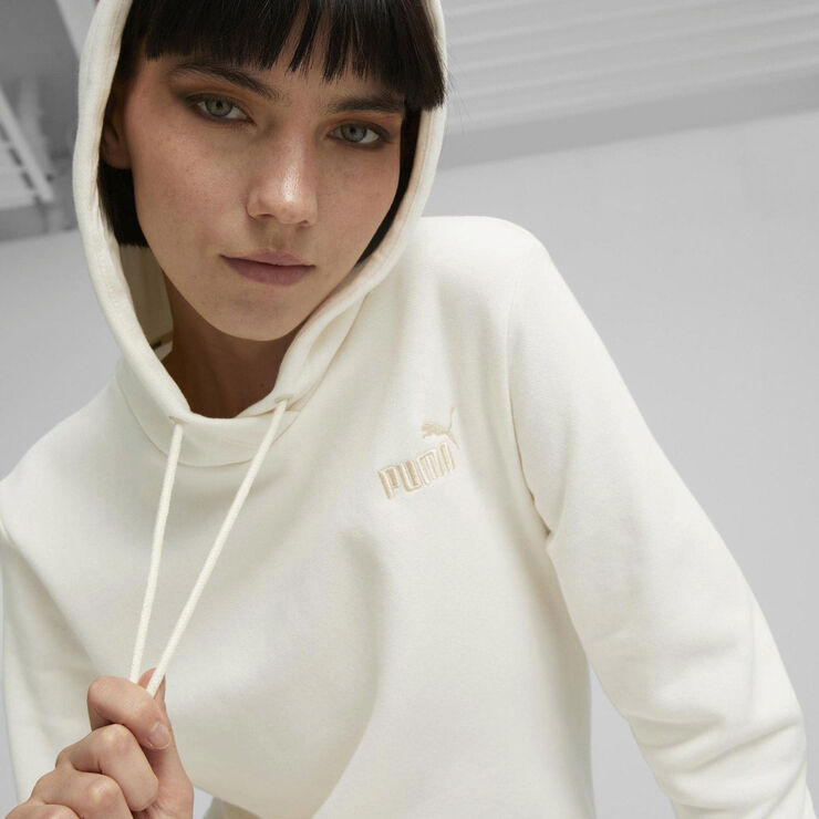 Puma Ess  Embroidery Hættetrøje Hvid