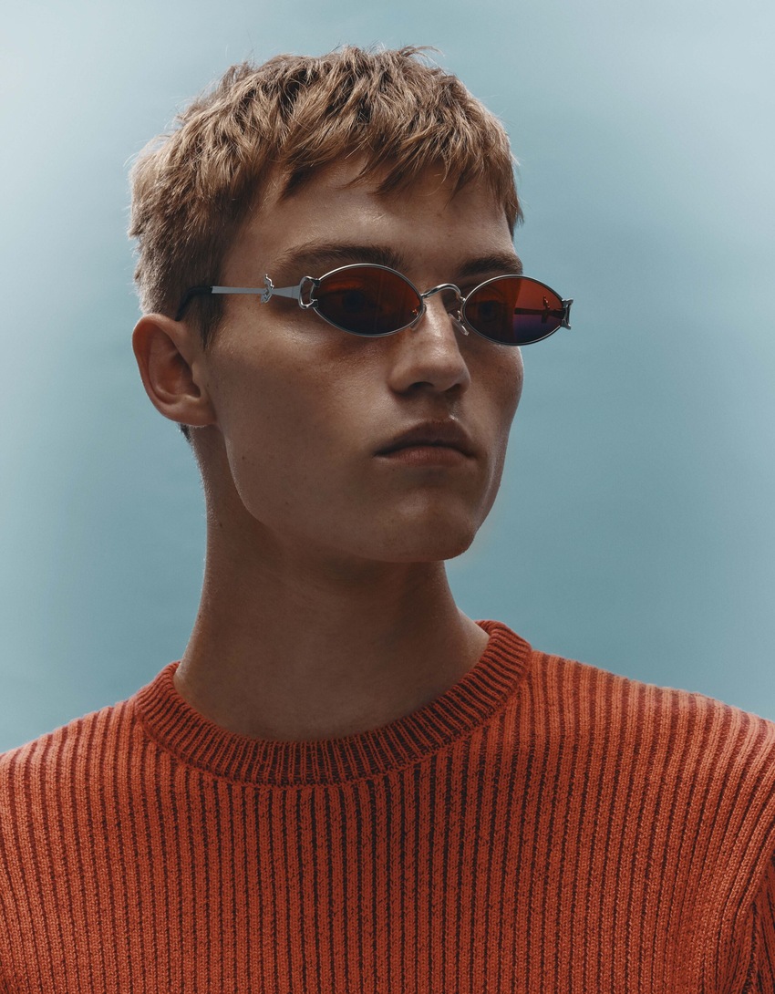 Óculos de sol Bershka da geração metálica