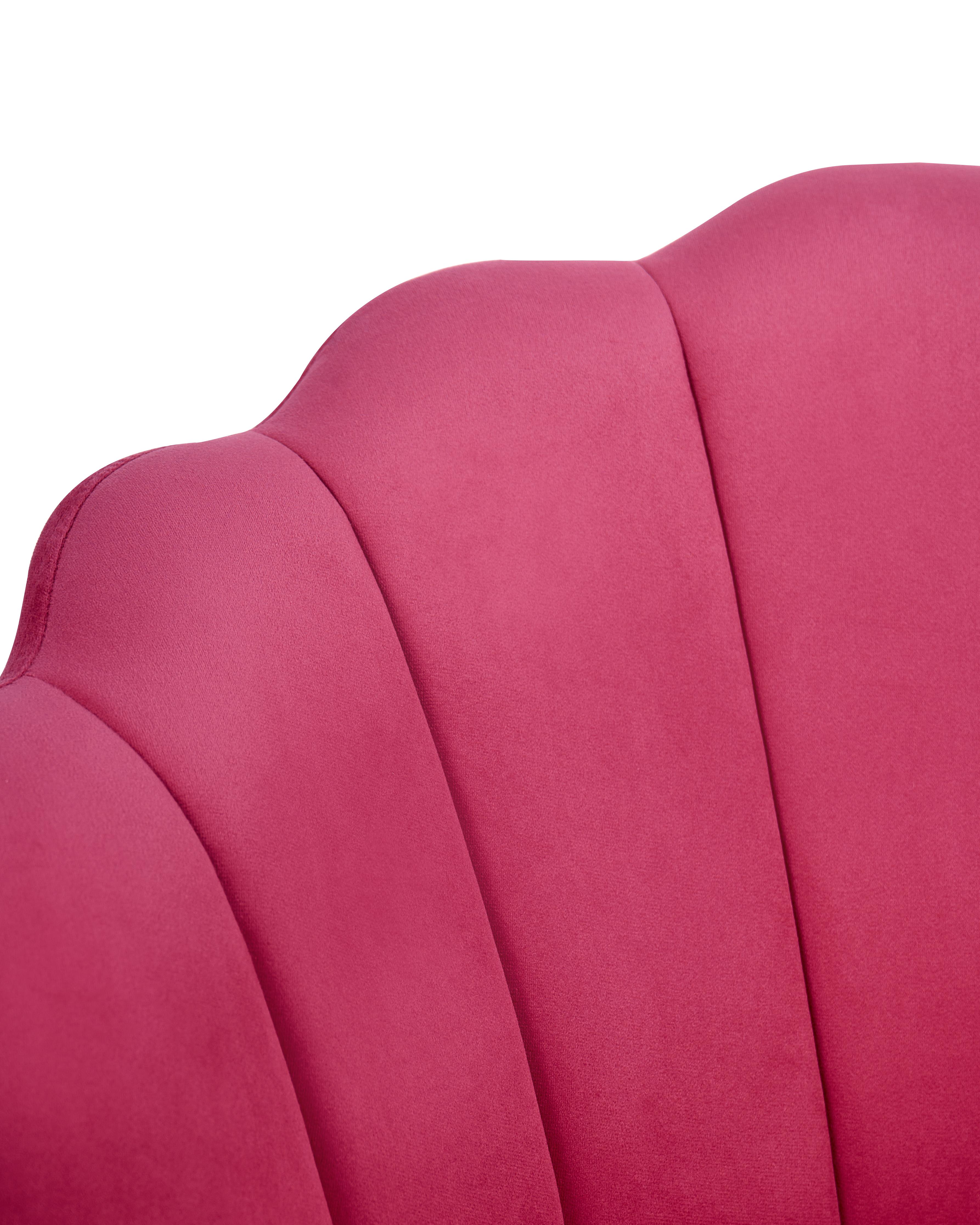 Bureaustoel MONTICELLO Fluweel Fuchsia