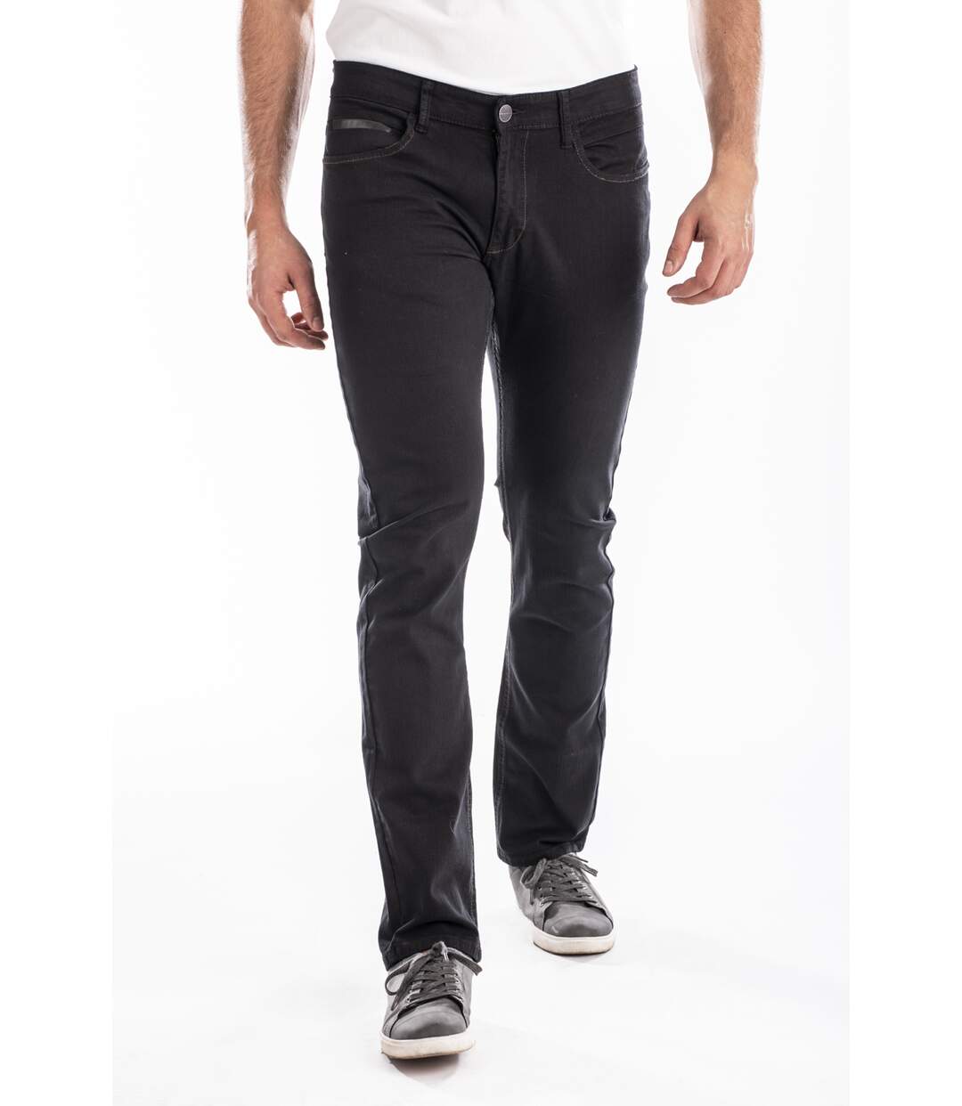 Jeans RL80 Fibreflex® coupe droite ajustée KANTIN NOIR