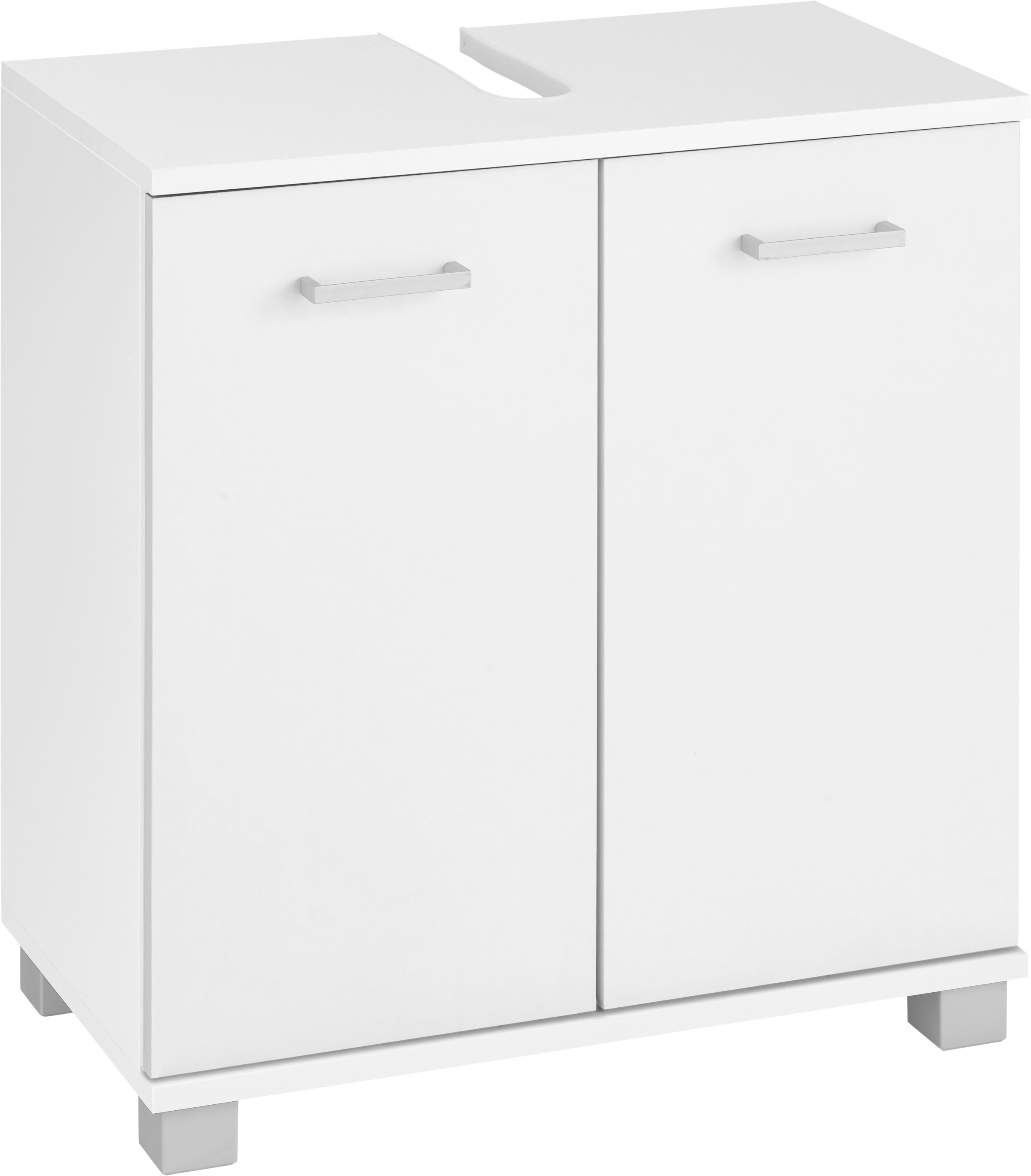 Schildmeyer Waschbeckenunterschrank »Mobes, Made in Germany« Breite/Höhe: 59,8/62,4 cm, Badschrank mit Doppeltür, Zwischenboden