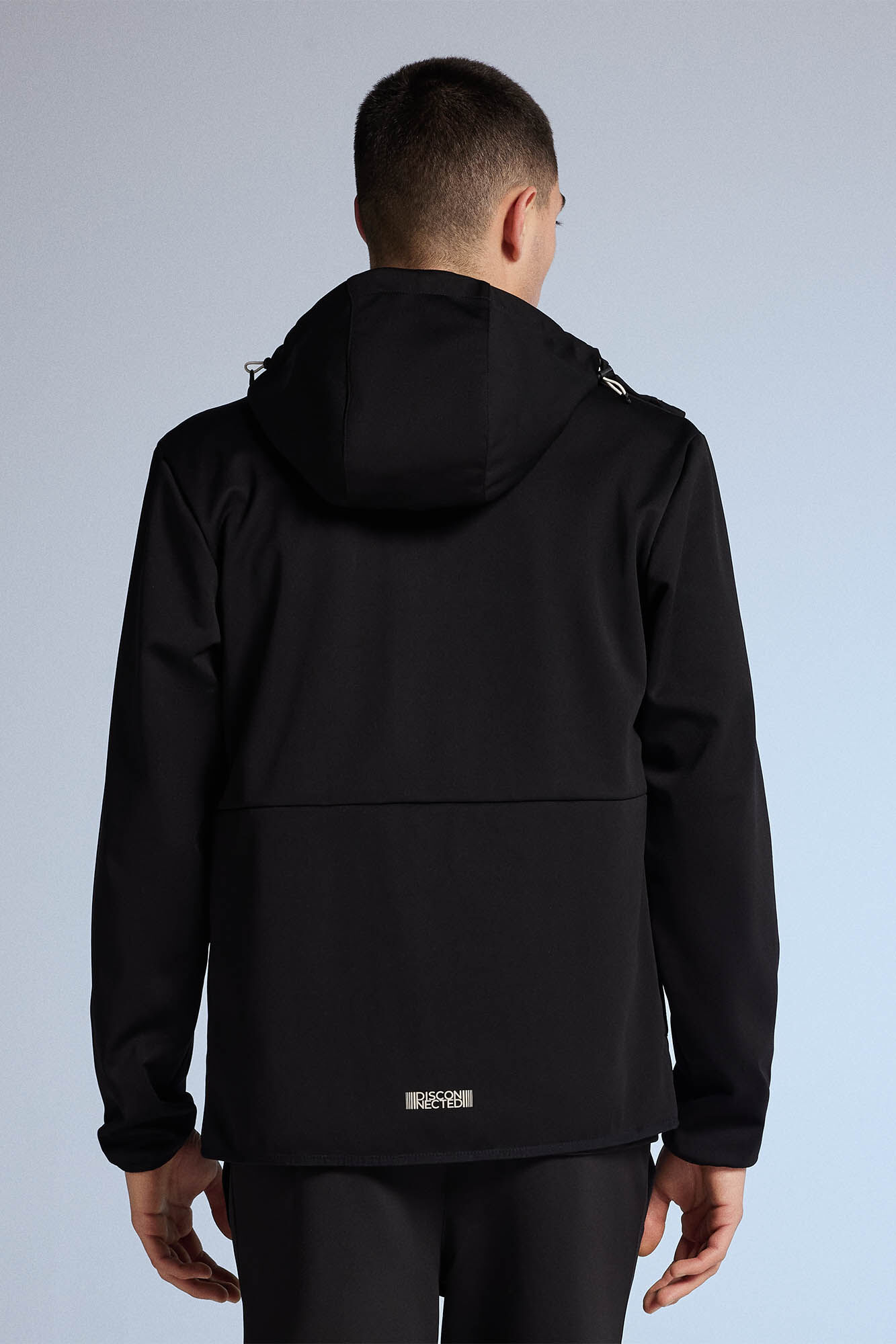 Moletom softshell de lã polar - preto